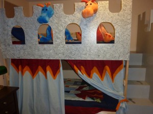Front of bunk bed