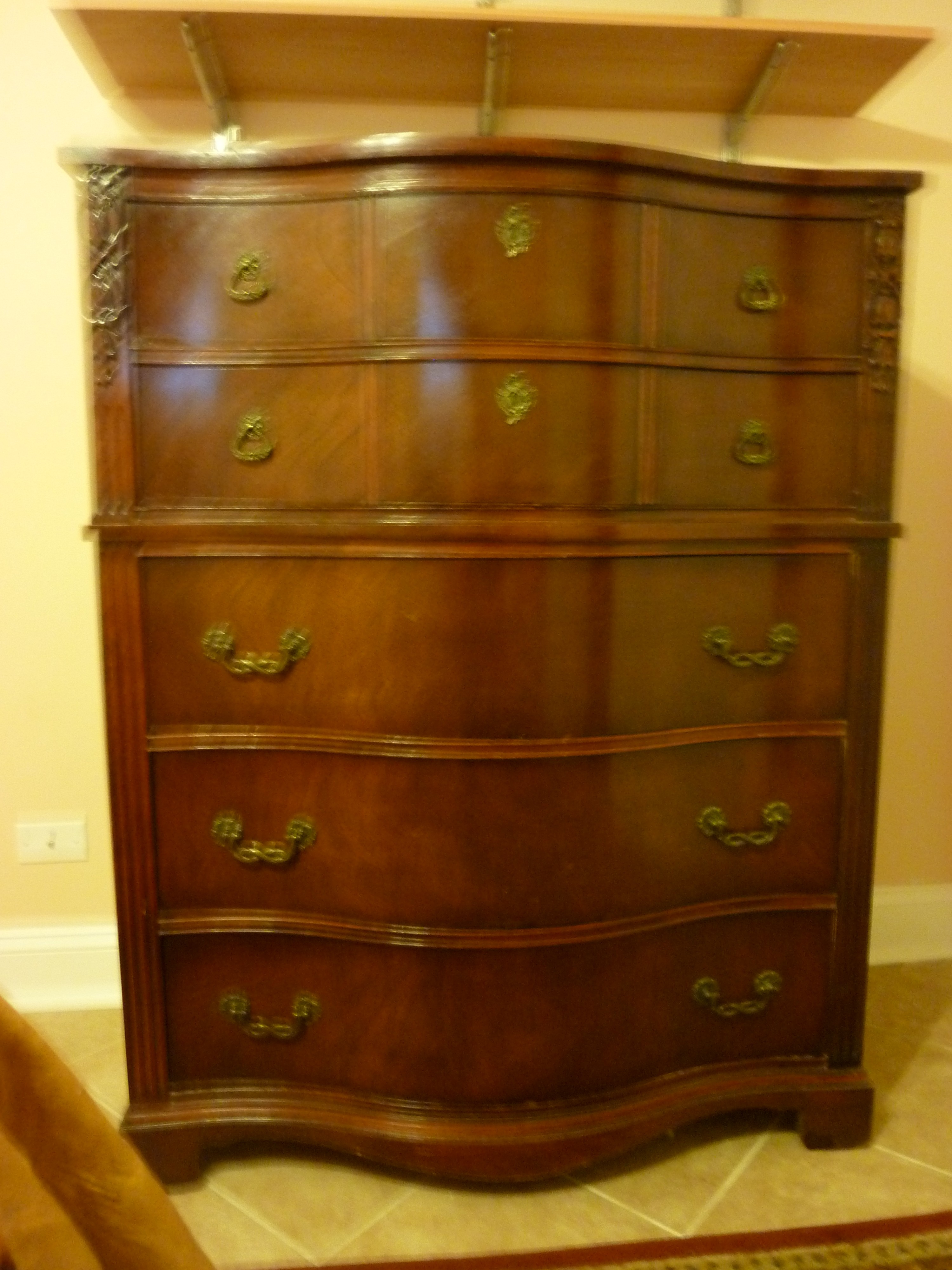 Thrift store chest of drawers